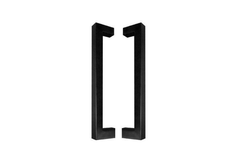 U90°K 01 ⧄ 30/30 ALUMINIUM DOOR HANDLE - pair