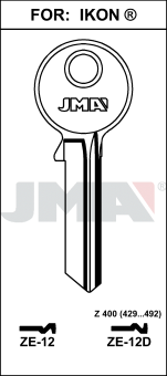 JMA BRUTE SLEUTEL PROFIEL ZE-12D