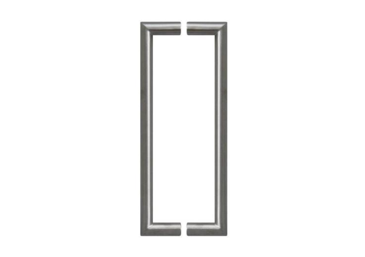 STAINLESS STEEL DOOR HANDLE MODEL U90° Ø 38 - pair