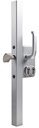 LOCINOX LGKZD1 SURFACE-MOUNTED GATE LOCK FOR SLIDING GATES WITH DOUBLE CYLINDER LOCK
