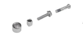 DORMAKABA TS 71/72/73/83 KOPPELSTUK VOOR ASVERLENGING 16MM BIJ SCHAARARM DEURPOMP