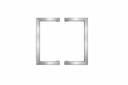INOX DOOR HANDLE MODEL DK 01 ⧄ 25/25 - pair