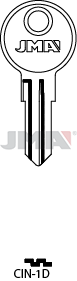 JMA BRUTE SLEUTEL PROFIEL CIN-1D