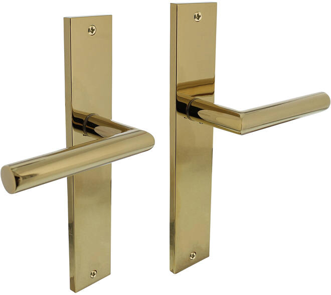 [0013.174311] INTERSTEEL DEURKRUK BASTIAN OP SCHILD BLIND RECHTHOEKIG (Brass)