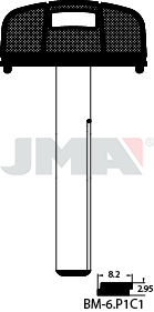 [BM-6.P] JMA BRUTE SLEUTEL PROFIEL BM-6.P