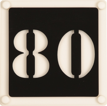 PLAQUE NOMINATIVE PERSONNALISÉE DE STYLE MODÈLE