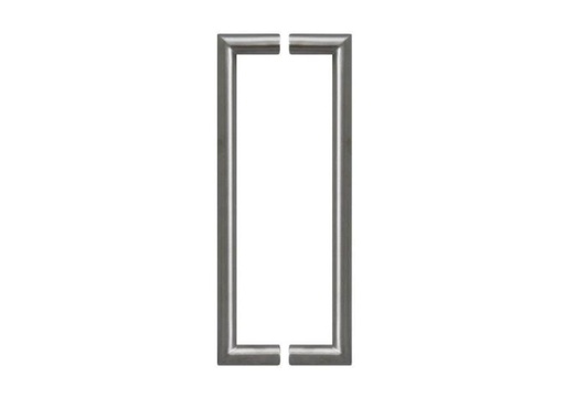 POIGNÉE DE PORTE EN ACIER INOXYDABLE MODÈLE U90° Ø 38 - paire