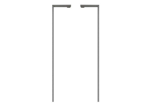 INOX DOOR HANDLE MODEL DK 05 ⧄ 20/40 - pair